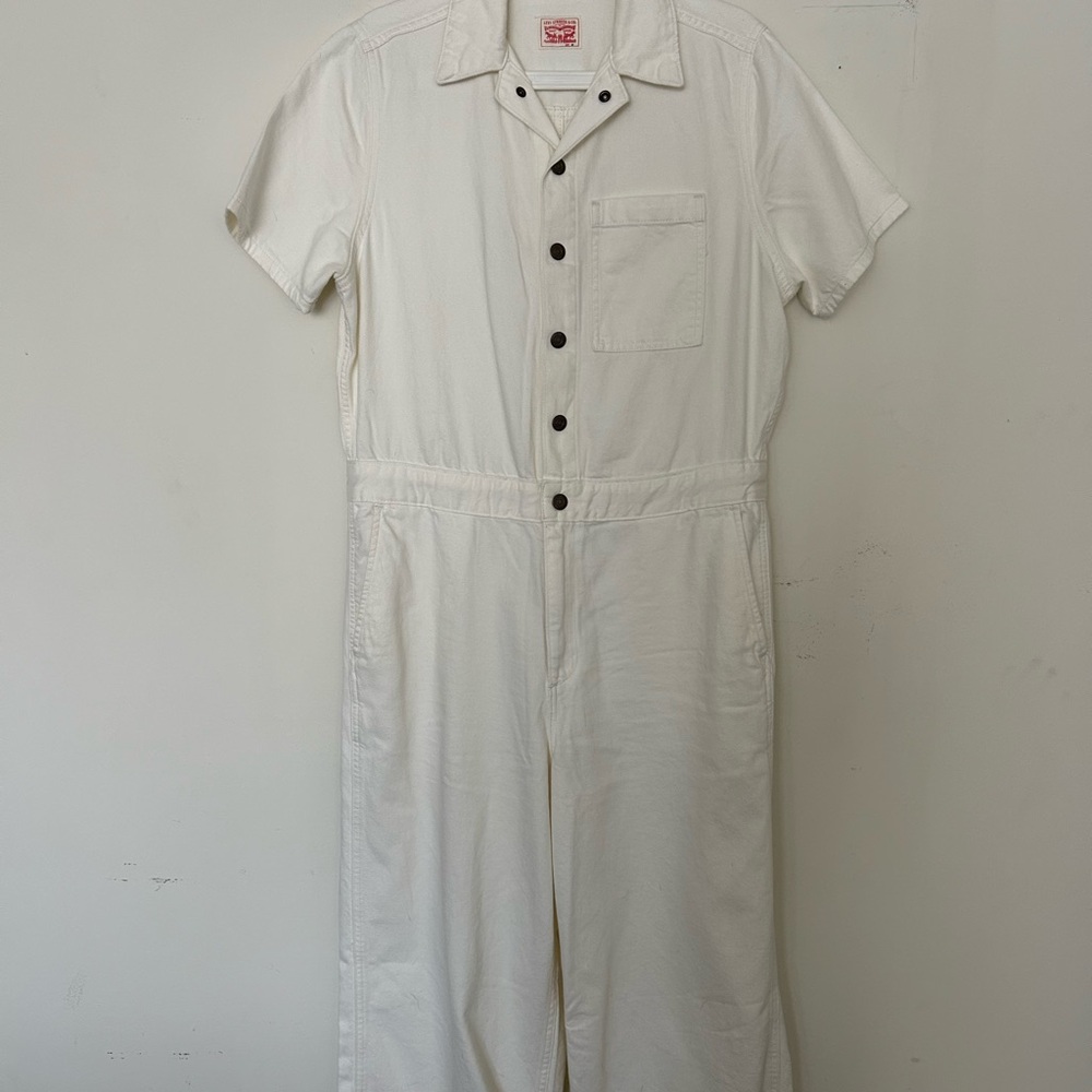 Women’s White Levi’s Jumpsuit